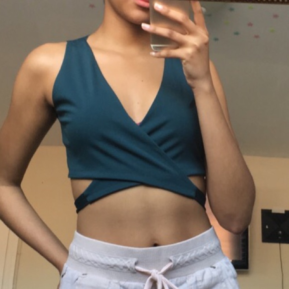 Emerald Green Crop Top